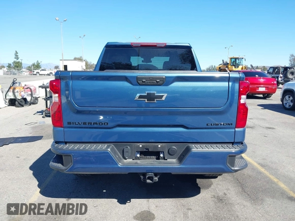 2024 Chevrolet Silverado 1500 Custom with VIN 3GCPABEK0RG293473, listed as a IAAI auction lot 41866907 with 21,266 mi miles and . Bid and sale history available at DreamBid. Image 16.