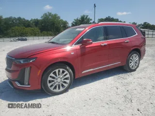 2022 Cadillac XT6 Premium Luxury with VIN 1GYKPCRS2NZ103363, listed as a Copart auction lot 66564404 with 25,114 mi miles and Salvage Title. Bid and sale history available at carsss.com. Image 1.