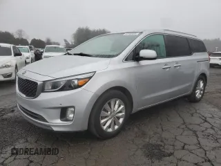 2017 Kia Sedona EX with VIN KNDMC5C15H6280744, listed as a Copart auction lot 49788405 with 135,733 mi miles and Clean Title. Bid and sale history available at carsss.com. Image 1.