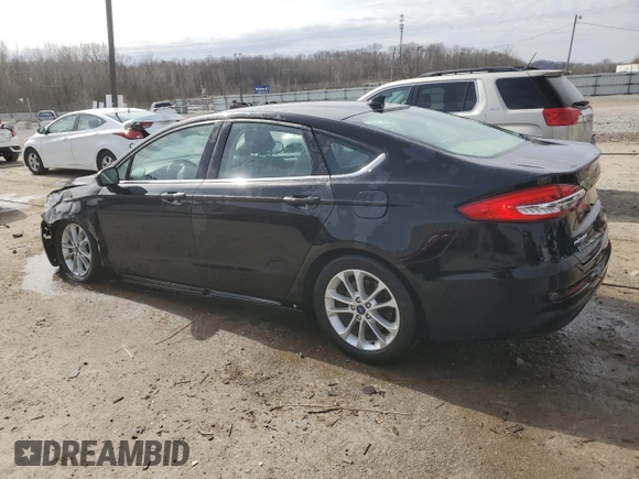 2019 Ford Fusion SE with VIN 3FA6P0HD9KR214927, listed as a Copart auction lot 48001315 with 50,145 mi miles and Salvage Title. Bid and sale history available at DreamBid. Image 2.