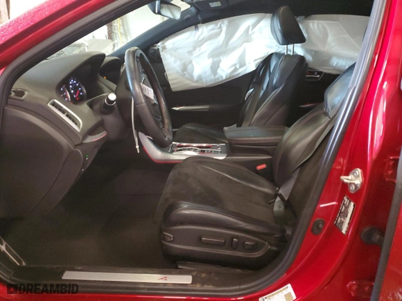 2020 Acura TLX w/Advance Pkg with VIN 19UUB3F82LY000230, listed as a Copart auction lot 41381255 with 107,802 mi miles and Salvage Title. Bid and sale history available at carsss.com. Image 7.