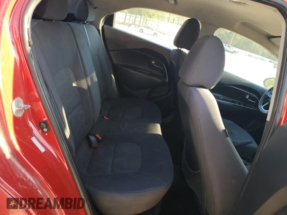 2012 Kia Rio LX with VIN KNADM5A31C6044051, listed as a Copart auction lot 52248345 with 181,306 mi miles and Clean Title. Bid and sale history available at carsss.com. Image 10.