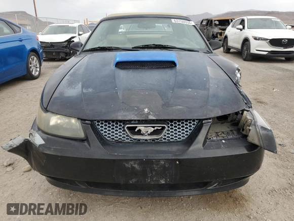 2002 Ford Mustang GT Deluxe with VIN 1FAFP45X62F162398, listed as a Copart auction lot 63150934 with 167,110 mi miles and Salvage title. Bid and sale history available at DreamBid. Image 5.