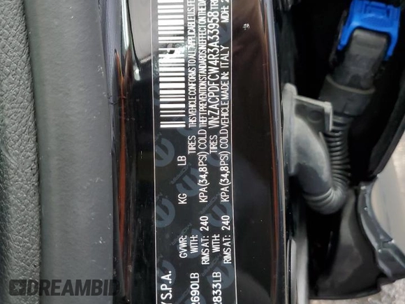 2024 Dodge Hornet R/T with VIN ZACPDFCW4R3A33958, listed as a Copart auction lot 66137165 with 30,225 mi miles and Non repairable. Bid and sale history available at DreamBid. Image 14.