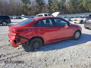 2022 Kia Rio LX with VIN 3KPA24AD6NE484231, listed as a Copart auction lot 86517834 with 35,164 mi miles and Salvage Title. Bid and sale history available at carsss.com. Image 3.