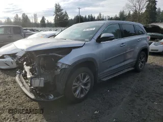 2015 Toyota Highlander LE z VIN 5TDBKRFH7FS140122, wystawiony jako Copart lot #83716114 z przebiegiem 97 877 mil mil oraz Szkoda całkowita • Salvage title. Historia ofert i sprzedaży dostępna na DreamBid. Obrazek 1.