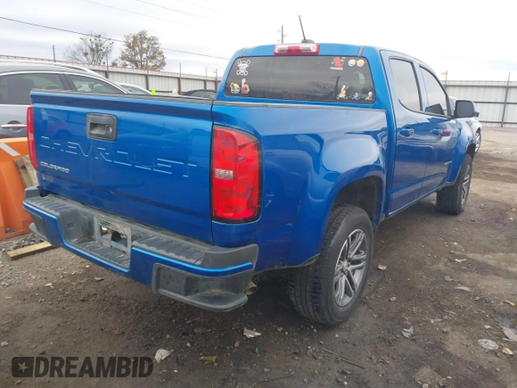 2022 Chevrolet Colorado 2WD Work Truck with VIN 1GCGSBEA9N1313622, listed as a IAAI auction lot 41084460 with 70,089 mi miles and . Bid and sale history available at DreamBid. Image 4.
