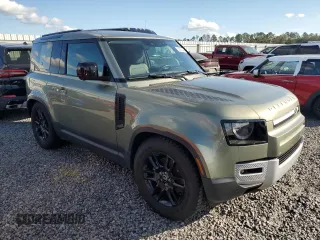 2023 Land Rover Defender S with VIN SALEJ6EX2P2121454, listed as a Copart auction lot 85629244 with 32,155 mi miles and Salvage title. Bid and sale history available at DreamBid. Image 4.