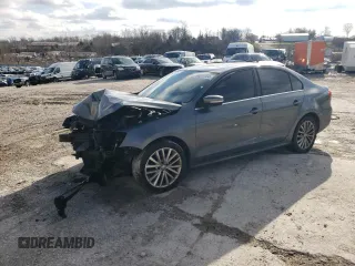 2012 Volkswagen Jetta Sedan SEL w/Sunroof with VIN 3VWLX7AJ0CM389522, listed as a Copart auction lot 86277254 with 0 mi miles and Salvage Title. Bid and sale history available at carsss.com. Image 1.