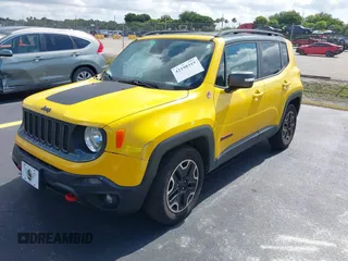 2017 Jeep Renegade Deserthawk with VIN ZACCJBCB3HPF81874, listed as a IAAI auction lot 42190315 with 51,694 mi miles and . Bid and sale history available at DreamBid. Image 17.