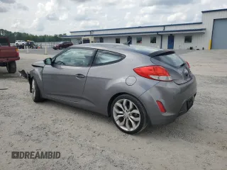 2013 Hyundai Veloster w/Red Int with VIN KMHTC6AD2DU132230, listed as a Copart auction lot 60237225 with 111,218 mi miles and Salvage title. Bid and sale history available at DreamBid. Image 2.