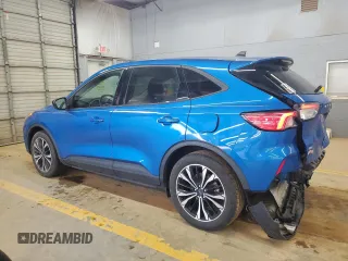 2021 Ford Escape SE with VIN 1FMCU0G61MUB00873, listed as a Copart auction lot 60718995 with 96,502 mi miles and Salvage title. Bid and sale history available at DreamBid. Image 2.