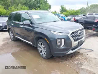 2020 Hyundai Palisade SEL with VIN KM8R4DHE0LU091430, listed as a IAAI auction lot 42481664 with 197,107 mi miles and . Bid and sale history available at DreamBid. Image 1.