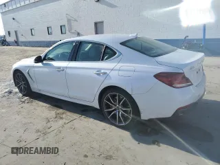 2019 Genesis G70 2.0T Sport with VIN KMTG24LA5KU027258, listed as a Copart auction lot 88981855 with 41,826 mi miles and Salvage Title. Bid and sale history available at carsss.com. Image 2.