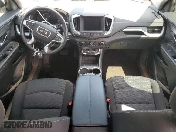2023 GMC Terrain SLE with VIN 3GKALMEG7PL247543, listed as a Copart auction lot 55238535 with Not provided miles and Salvage title. Bid and sale history available at DreamBid. Image 8.