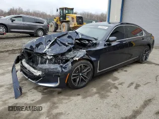 2020 BMW 7 Series 750i xDrive with VIN WBA7U2C09LGJ59554, listed as a Copart auction lot 42056323 with 56,101 mi miles. Bid and sale history available at carsss.com. Image 1.