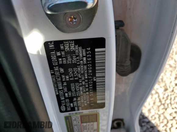 2021 Kia Sorento SX Prestige X-Line with VIN 5XYRKDLF2MG016354, listed as a Copart auction lot 77501394 with 95,352 mi miles and Salvage Title. Bid and sale history available at carsss.com. Image 15.