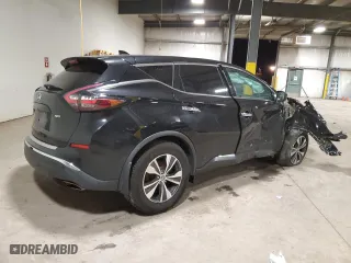 2021 Nissan Murano S with VIN 5N1AZ2AS9MC115976, listed as a Copart auction lot 83473544 with 45,793 mi miles and Salvage Title. Bid and sale history available at carsss.com. Image 3.
