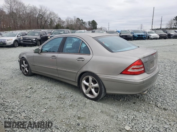 2004 Mercedes-Benz C 230 Kompressor with VIN WDBRF40J24F535886, listed as a Copart auction lot 85705154 with 145,446 mi miles and Salvage Title. Bid and sale history available at DreamBid. Image 2.