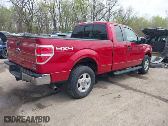 2010 Ford F-150 XL with VIN 1FTFX1EVXAKA25879, listed as a IAAI auction lot 41997574 with 177,256 mi miles. Bid and sale history available at carsss.com. Image 4.