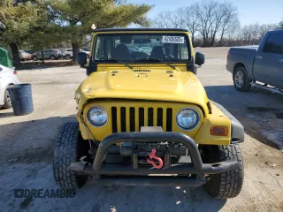 2002 Jeep Wrangler X with VIN 1J4FA39S22P707537, listed as a Copart auction lot 42436525 with 0 mi miles and Salvage Title. Bid and sale history available at carsss.com. Image 5.