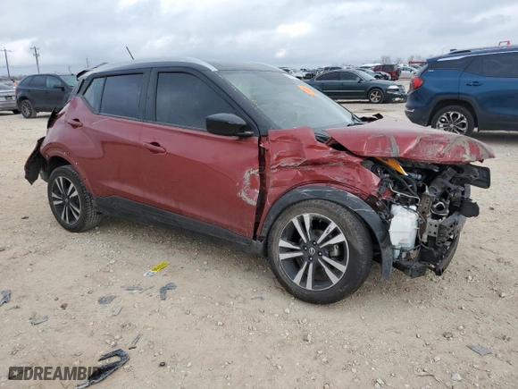 2018 Nissan Kicks SV with VIN 3N1CP5CU6JL527908, listed as a Copart auction lot 43878705 with 81,433 mi miles and Salvage Title. Bid and sale history available at carsss.com. Image 4.