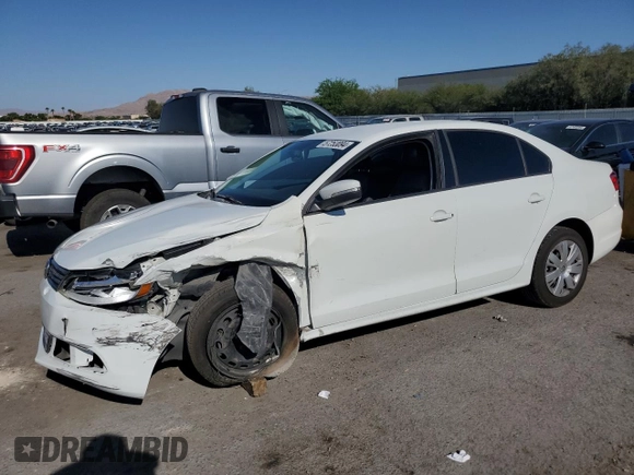2014 Volkswagen Jetta SE with VIN 3VWD17AJ0EM423581, listed as a Copart auction lot 57253094 with 126,610 mi miles and Salvage title. Bid and sale history available at DreamBid. Image 1.