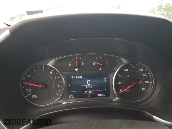 2023 Chevrolet Equinox LT with VIN 3GNAXUEG5PS214411, listed as a Copart auction lot 57263425 with 36,182 mi miles and Salvage title. Bid and sale history available at DreamBid. Image 9.