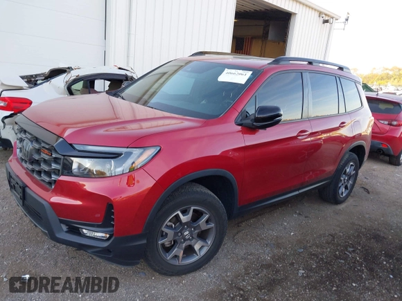 2022 Honda Passport TrailSport with VIN 5FNYF8H61NB015883, listed as a IAAI auction lot 40662061 with 19,212 mi miles and . Bid and sale history available at DreamBid. Image 16.