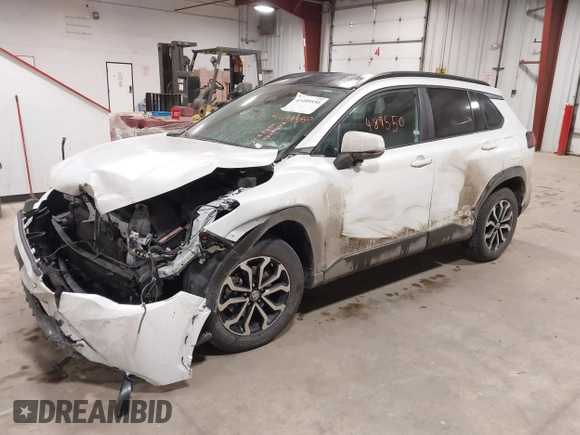 2023 Toyota Corolla Cross Hybrid S with VIN 7MUFBABG0PV004809, listed as a IAAI auction lot 41489550 with 59,172 mi miles and . Bid and sale history available at DreamBid. Image 2.