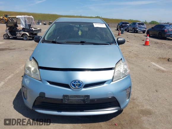 2013 Toyota Prius One with VIN JTDKN3DU6D5629201, listed as a IAAI auction lot 42108606 with 473,790 mi miles. Bid and sale history available at carsss.com. Image 12.