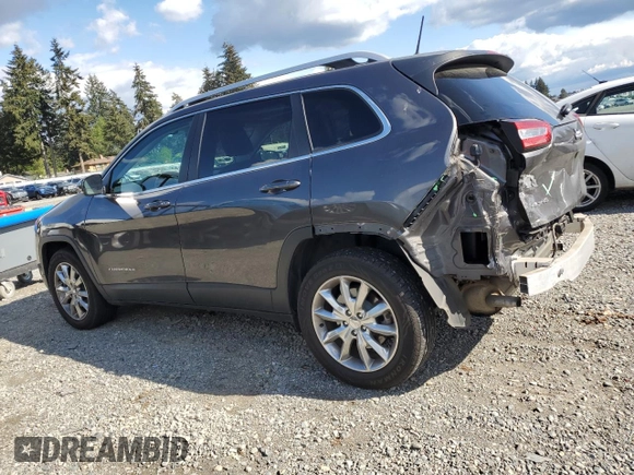 2016 Jeep Cherokee Limited z VIN 1C4PJMDS5GW209420, wystawiony jako Copart lot #56949005 z przebiegiem 66 458 mil mil oraz Szkoda całkowita • Salvage title. Historia ofert i sprzedaży dostępna na DreamBid. Obrazek 2.