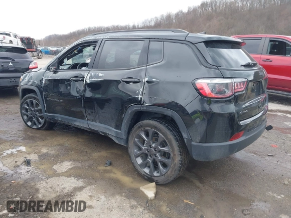 2021 Jeep Compass 80th Anniversary with VIN 3C4NJDEB2MT540186, listed as a IAAI auction lot 41875443 with 75,248 mi miles and . Bid and sale history available at DreamBid. Image 3.