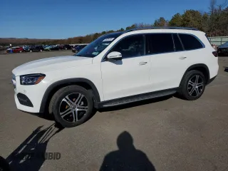 2022 Mercedes-Benz GLS with VIN 4JGFF5KE5NA635212, listed as a Copart auction lot 44435155 with 25,864 mi miles and Salvage Title. Bid and sale history available at carsss.com. Image 1.