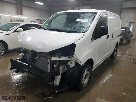 2015 Nissan NV200 S with VIN 3N6CM0KN7FK691603, listed as a Copart auction lot 74631863 with 146215 miles and Salvage Title. Bid and sale history available at carsss.com. Image 1.