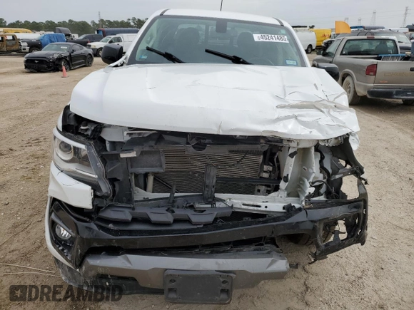 2021 Chevrolet Colorado 2WD Z71 with VIN 1GCGSDEN1M1200745, listed as a Copart auction lot 45241485 with 44,863 mi miles and Salvage title. Bid and sale history available at DreamBid. Image 5.
