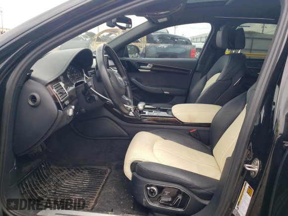 2017 Audi A8 with VIN WAU44AFD7HN010560, listed as a Copart auction lot 60020315 with 86,260 mi miles and Salvage title. Bid and sale history available at DreamBid. Image 7.
