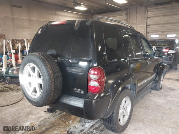 2005 Jeep Liberty Limited with VIN 1J8GL58K05W709307, listed as a IAAI auction lot 41642426 with 81,908 mi miles. Bid and sale history available at carsss.com. Image 4.