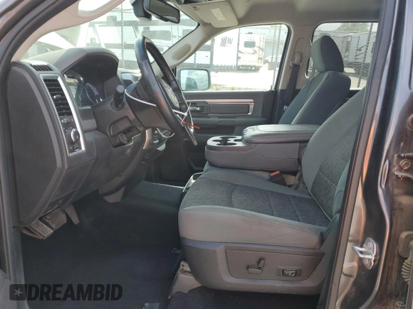 2017 Ram 1500 Big Horn with VIN 1C6RR7LM8HS872244, listed as a Copart auction lot 53656155 with 75,822 mi miles and Salvage Title. Bid and sale history available at carsss.com. Image 7.
