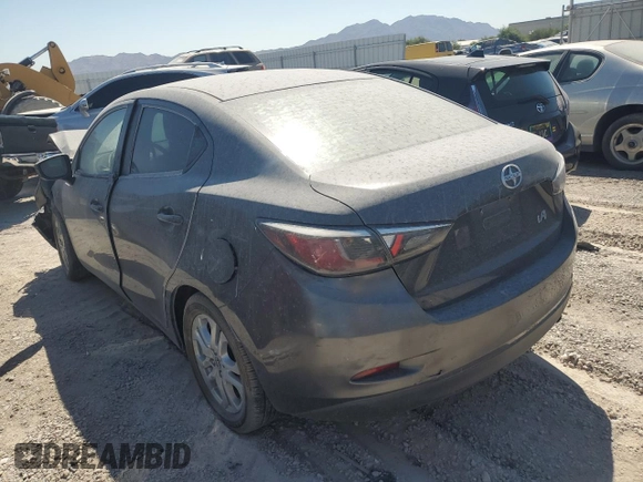 2016 Scion iA with VIN 3MYDLBZV7GY105803, listed as a Copart auction lot 62333214 with 0 mi miles and Salvage Title. Bid and sale history available at carsss.com. Image 2.