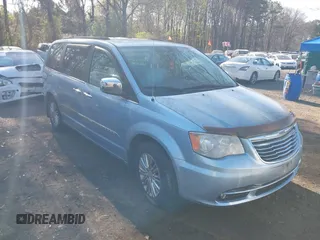 2013 Chrysler Town & Country Touring-L with VIN 2C4RC1CG2DR531435, listed as a IAAI auction lot 42107438 with 119,353 mi miles. Bid and sale history available at carsss.com. Image 1.