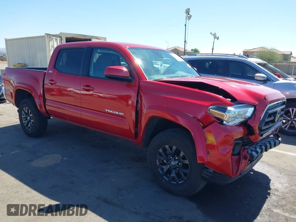 2022 Toyota Tacoma SR5 with VIN 3TMAZ5CN5NM194494, listed as a IAAI auction lot 42555021 with 20,915 mi miles and . Bid and sale history available at DreamBid. Image 1.
