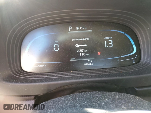 2023 Hyundai Venue SE with VIN KMHRB8A33PU219252, listed as a Copart auction lot 48568895 with 40,941 mi miles and Salvage Title. Bid and sale history available at DreamBid. Image 9.