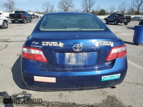2009 Toyota Camry with VIN 4T4BE46K49R100295, listed as a Copart auction lot 49889775 with 189,937 mi miles and Salvage Title. Bid and sale history available at carsss.com. Image 6.