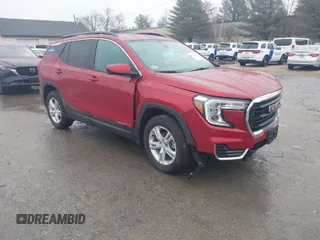 2024 GMC Terrain SLE with VIN 3GKALTEG4RL162236, listed as a IAAI auction lot 41733811 with 35,542 mi miles. Bid and sale history available at carsss.com. Image 1.