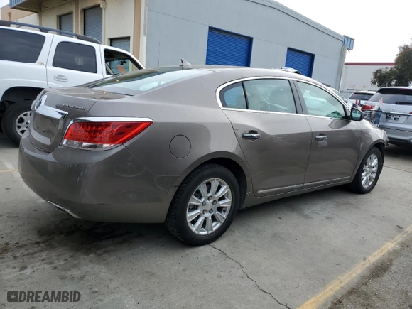 2012 Buick LaCrosse Convenience with VIN 1G4GB5E39CF148203, listed as a Copart auction lot 42764525 with 65,290 mi miles and Salvage Title. Bid and sale history available at carsss.com. Image 3.