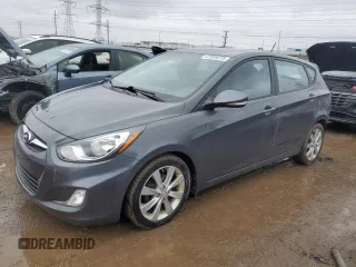 2013 Hyundai Accent SE with VIN KMHCU5AE4DU093141, listed as a Copart auction lot 47305515 with 122,710 mi miles and Salvage Title. Bid and sale history available at carsss.com. Image 1.