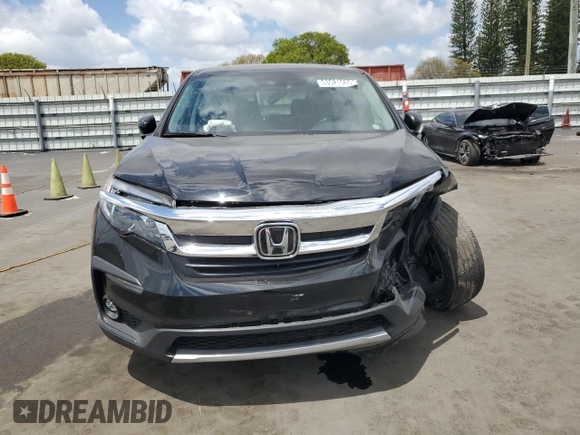 2022 Honda Pilot EX-L с VIN 5FNYF5H51NB010107, выставлен на аукционе Copart как лот 53521565 с пробегом 25 477 миль миль и Списание • Salvage title. История ставок и продаж доступна на DreamBid. Изображение 5.