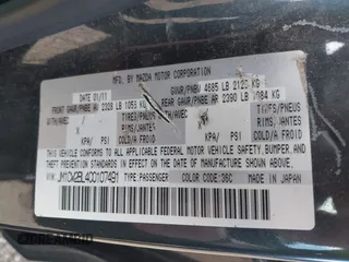 2012 Mazda 5 Sport with VIN JM1CW2BL4C0107491, listed as a IAAI auction lot 42191489 with 108,411 mi miles and . Bid and sale history available at DreamBid. Image 9.