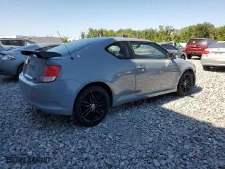 2011 Scion tC with VIN JTKJF5C77B3018403, listed as a Copart auction lot 53024925 with 172,042 mi miles and Salvage Title. Bid and sale history available at carsss.com. Image 3.
